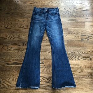 AEO Flared Wide Leg Jeans